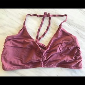 Lululemon Simply There Bralette Misty Merlot